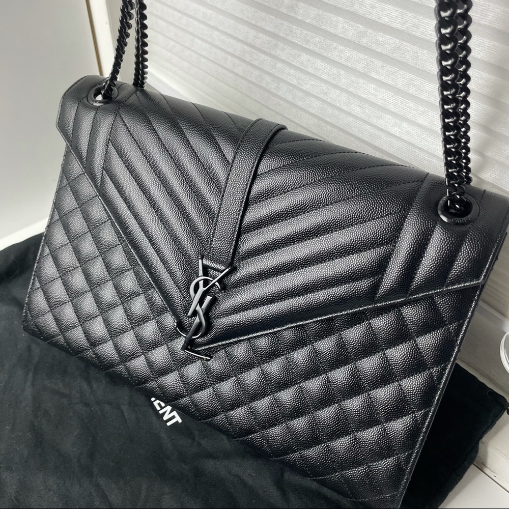 YSL large envelope bag